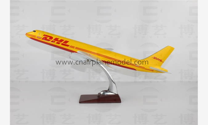 B757DHL树脂模型飞机