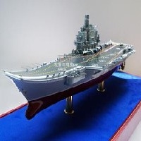 大连1:350辽宁号模型制作价格 大连1:350航母模型图1