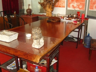 黄花梨实木大板桌办公桌会议桌茶桌