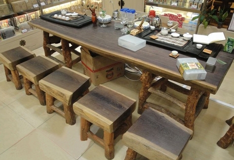 鸡翅木实木大板桌办公桌会议桌茶桌