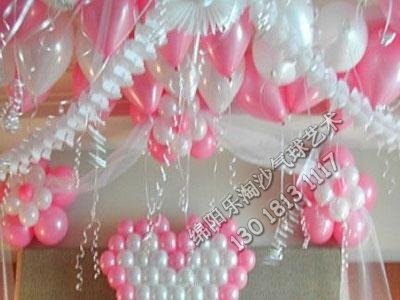 绵阳绵阳婚礼气球主题布置婚房