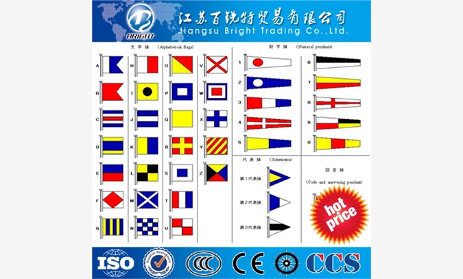 国际信号旗 信号旗 通用语信号旗图1