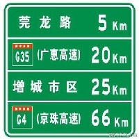 高速公路标志牌