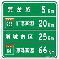 高速公路标志牌图1