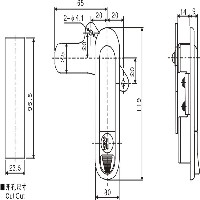 AB302平面锁图1