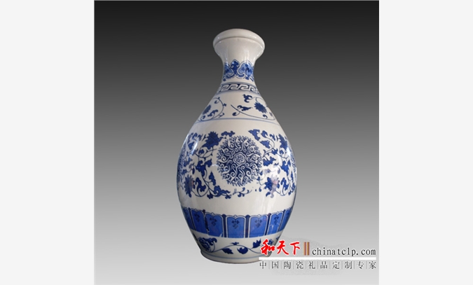 景德镇陶瓷酒瓶