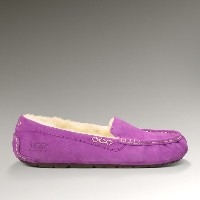 UGG-3312豆豆鞋紫色红色内毛绒图1