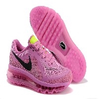 2014耐克透气减震女子跑鞋粉红色图1