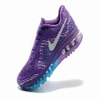 2014网面透气减震气垫女子紫色跑鞋