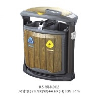钢木垃圾桶图1