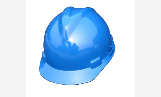 蓝色安全帽 安全帽厂家图1
