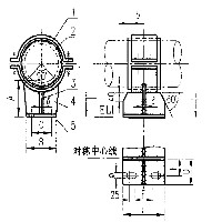 高压减震管托