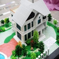 【图】小区规划模型 别墅小区模型 交通规划模型选桑之田图1