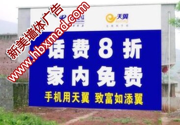 湖北荆州墙体广告
