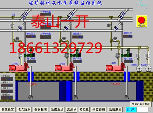 矿井排水自动化控制系统图1