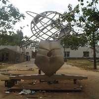 河南雕塑 雕塑生产基地  不锈钢雕塑最厂家  【河南山源】