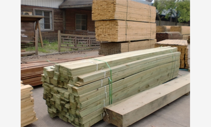 樟子松户外板材，樟子松防腐木供应