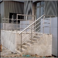 不锈钢楼梯扶手图1