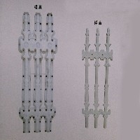 仿铁艺水泥栏杆模具图1