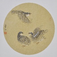 吴冰花鸟画图1