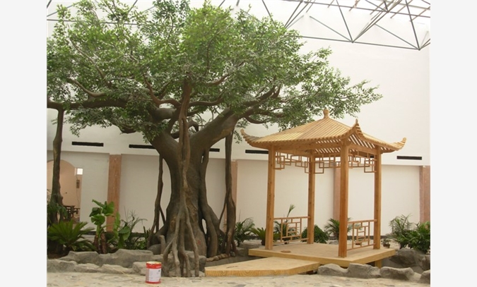广州圣缘景观包柱子仿真古榕树价格