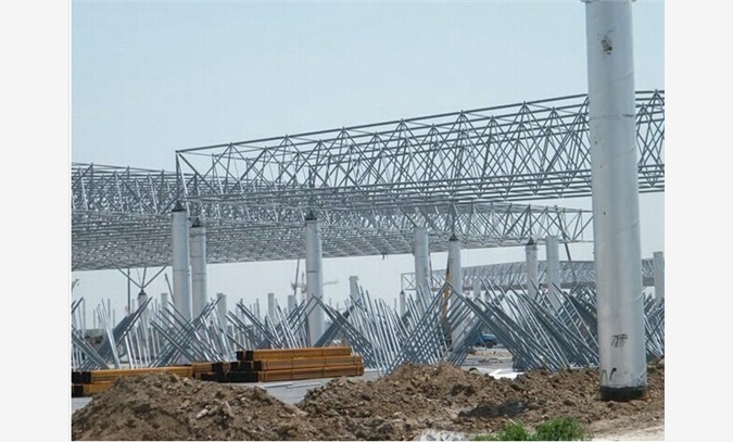 上海钢结构仓库 上海钢结构网架图1
