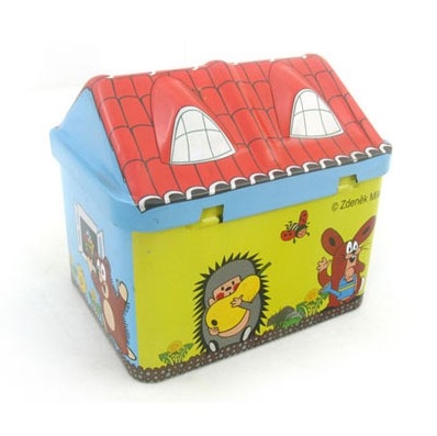 房屋形状的玩具包装铁盒图1