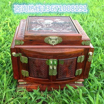 红木简约首饰盒丨红木收纳盒丨北京