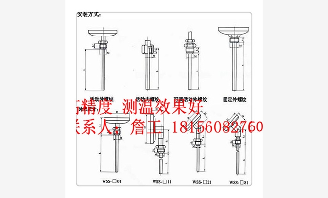 WSSE-481双金属温度计图1