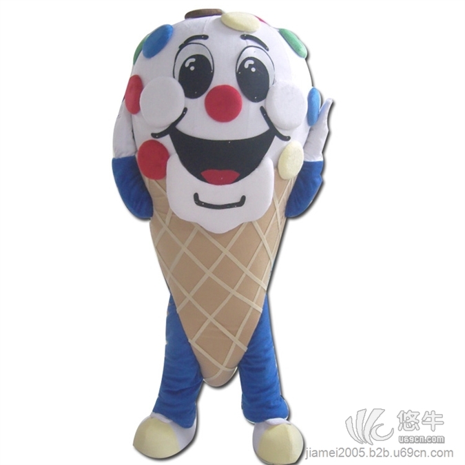 冰淇淋卡通人偶服装道具定做吉祥物