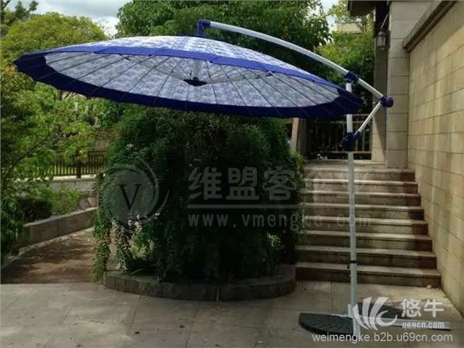 西安青花瓷太阳伞