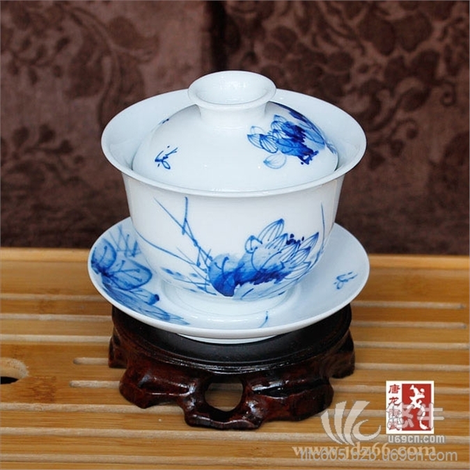 青花瓷手绘茶具