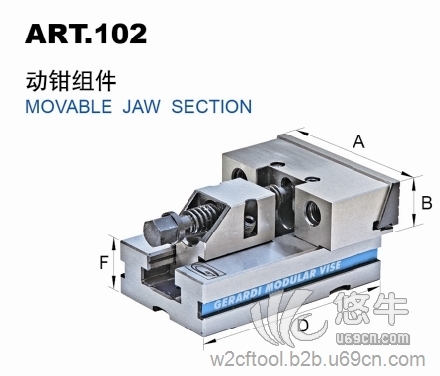 吉拉蒂短钳系列平口钳 动钳组件图1