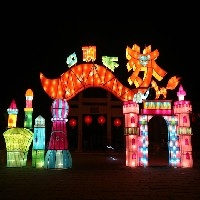 淄博大型元宵灯会哪里看，来淄博梦幻聊斋城