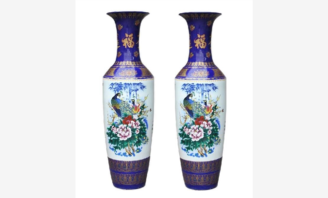 青花瓷花瓶，景德镇青花瓷花瓶