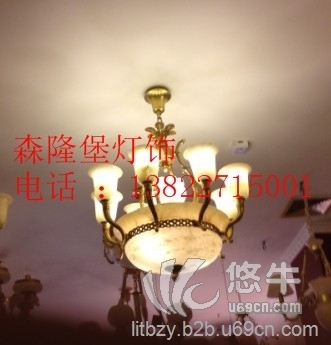 中式全铜灯具饰客厅卧室餐吊灯批发图1