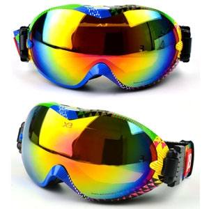 双层防雾滑雪眼镜