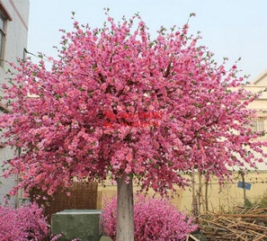 人造桃花树