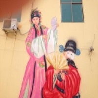 济宁李营镇文化墙墙体彩绘案例图1