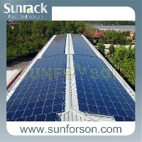 阳程阳光斜屋顶支架系统-铁皮屋顶