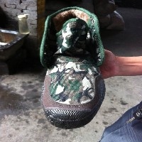 绿宝石棉鞋