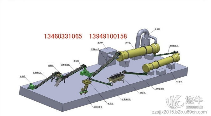 鸡粪有机肥成套设备
