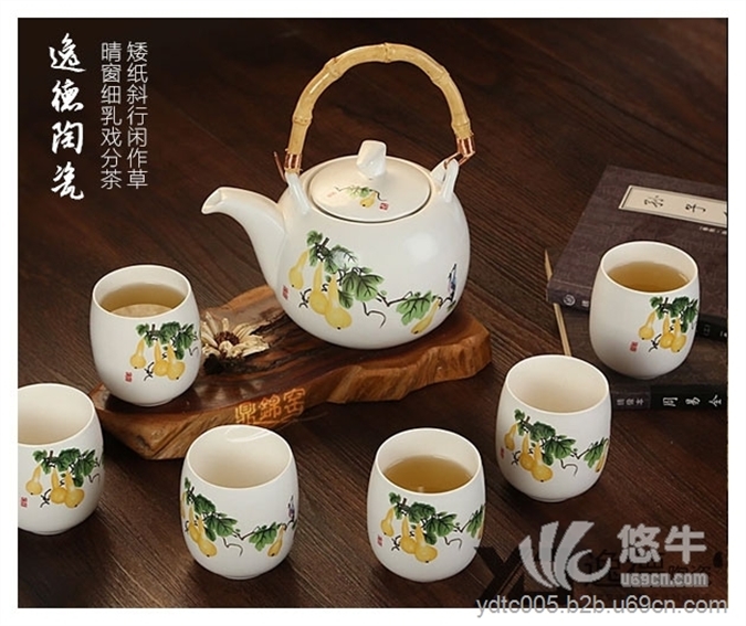 商务馈赠礼品陶瓷茶具图1