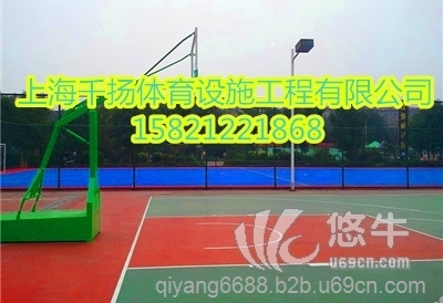 上海千扬塑胶篮球场图1