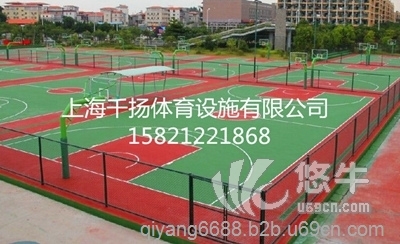 上海硅PU篮球场包工包料图1