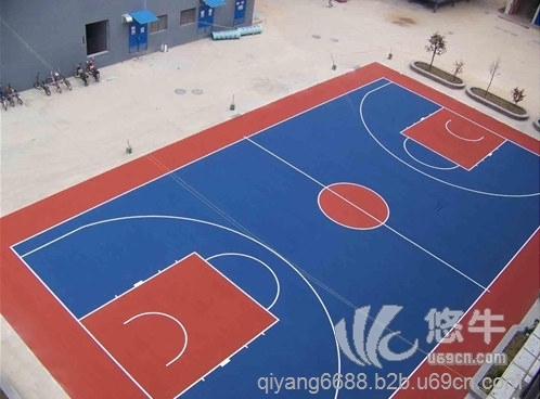 浙江塑胶篮球场做法