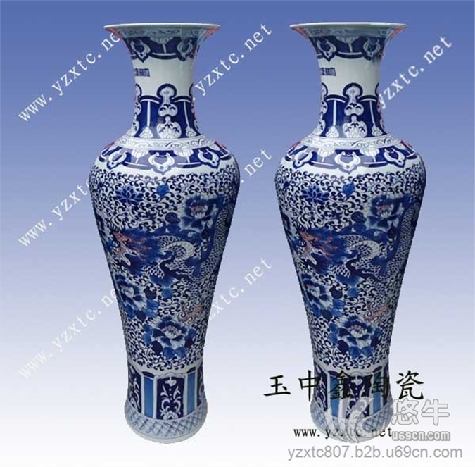 景德镇青花瓷供应陶瓷大花瓶