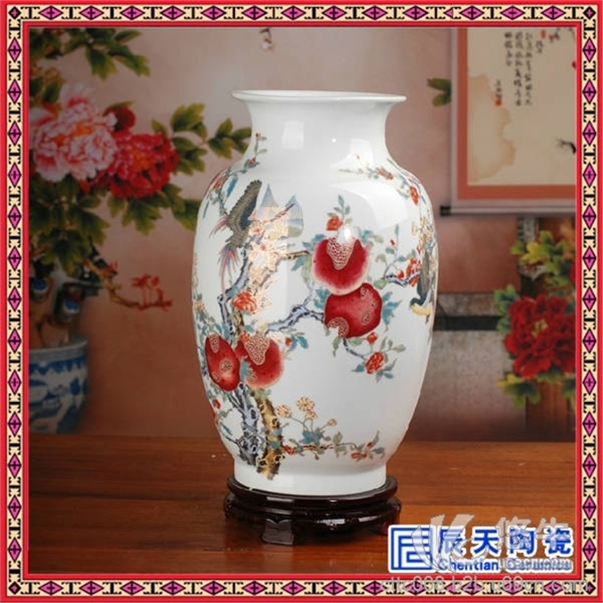 陶瓷花瓶供应 定做景德镇青花瓷瓶