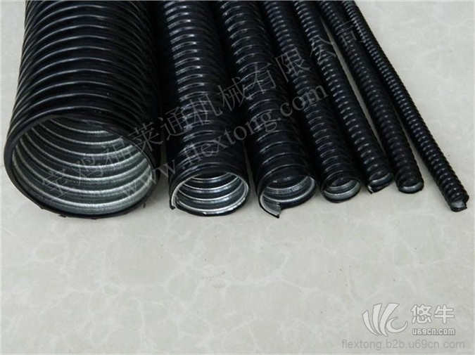 黑色PVC披覆包塑金属软管