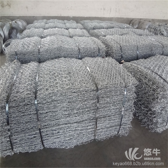 安平丝网厂家供应低碳钢丝石笼网图1